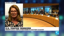 EU ''Posted'' Workers: Debate on EU employees based in another country