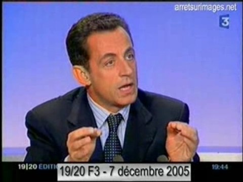 EMEUTES 2005 Sarkozy-Pulvar multirécidivistes
