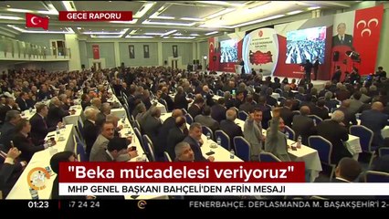 "Beka mücadelesi veriyoruz"