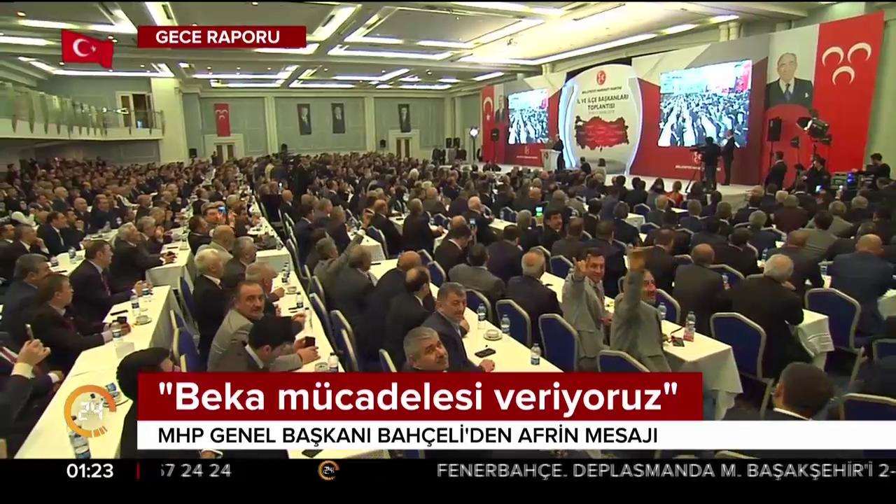 "Beka mücadelesi veriyoruz"