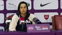 Conférence de presse Caroline Garcia Qatar Total Open 2018