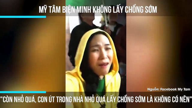 Mỹ Tâm biện minh không lấy chồng sớm là vì còn nhỏ quá, con út trong nhà nhỏ quá lấy chồng sớm là không có nên