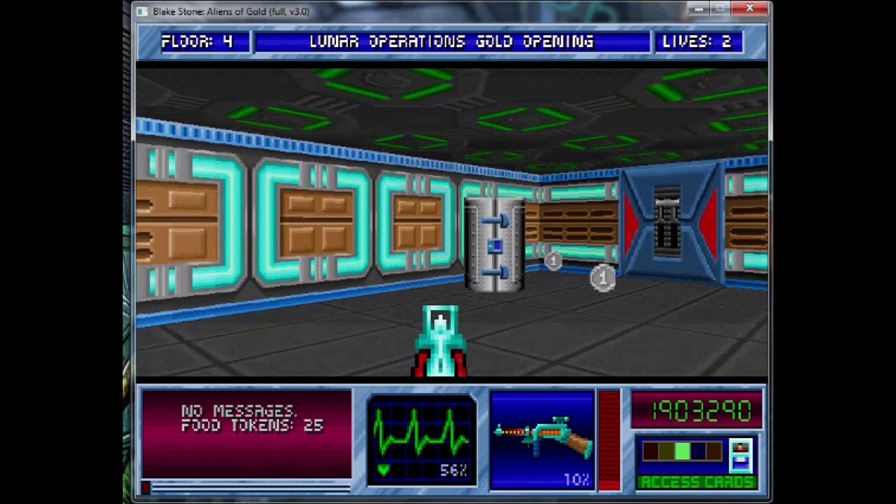 Let's Play Blake Stone: AoG (Blind) 21b: Ammo? What ammo?