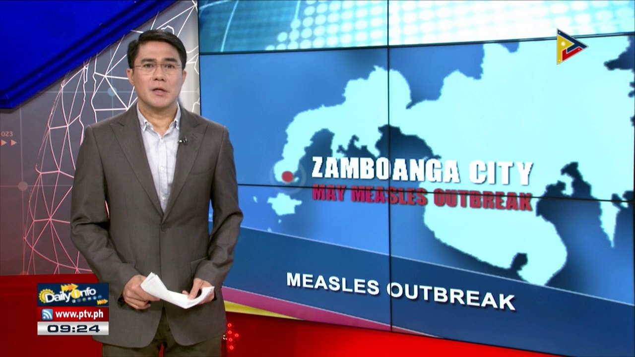 Measles outbreak, idineklara ng Zamboanga City