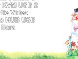 StarTechcom Switch Commutateur KVM USB 2 ports Sortie Video DVI et Audio HUB USB 20  3