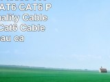 TPFNet 10 Pièces 050m mètres CAT6  CAT6 Premium Quality Câble Ethernet Cat6  Câble