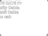 TPFNet 10 Pièces 15m mètres CAT6  CAT6 Premium Quality Câble Ethernet Cat6  Câble