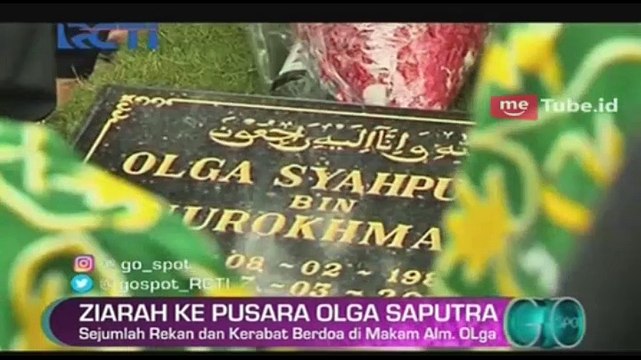 Ziarah ke Makam Olga Syahputra