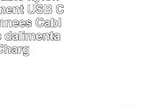 SilicOne Câble nylon de chargement USB Câble de données Câble Aux Bloc dalimentation