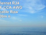 adaptare 67432 Câble réseau Ethernet RJ45 S  FTP PIMF CCA AWG26  7 avec câble Raw Cat7