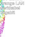 MHP 10m Cat 7 Ethernet CORDON orange  LAN RJ45 Netzwerkkabel Gris 10 Gigabit