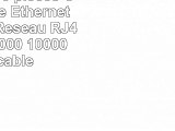 10m  blanc  5 pièces  CAT6a Câble Ethernet Set  Câble Réseau RJ45  10  100  1000
