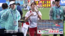 藤森安奈･福島千里／女子 4×100mリレー（アジア大会 2014･日本代表）
