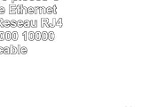 10m  jaune  5 pièces  CAT6a Câble Ethernet Set  Câble Réseau RJ45  10  100  1000