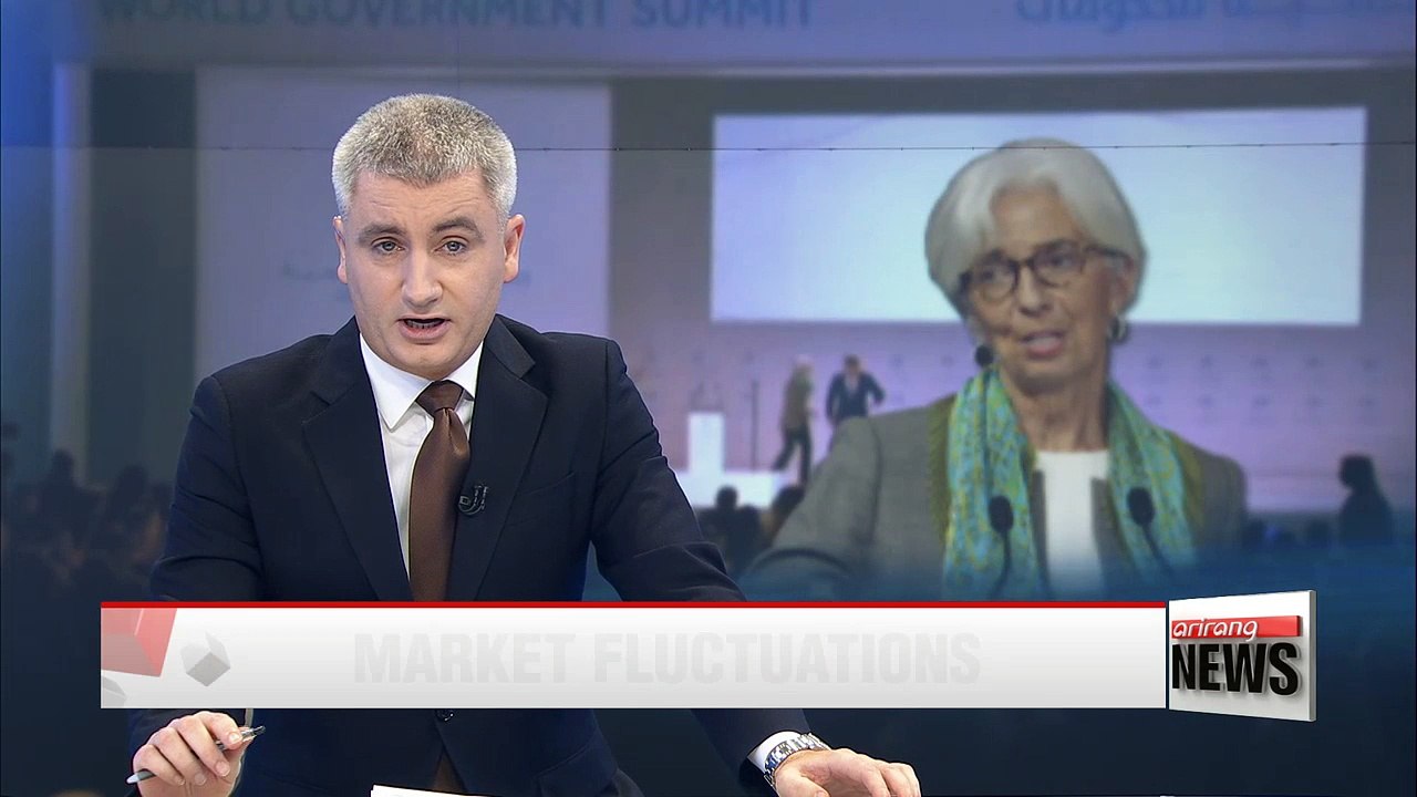 IMF chief views stock market fluctuation 'a correction' not crisis