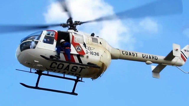 PCG Bo-105 Helicopter Capability Demonstration - Aerial Maneuvers