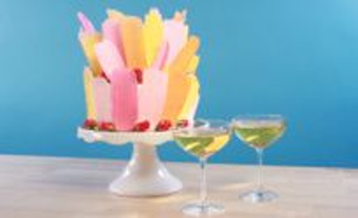 How to Make a Brushstroke Cake