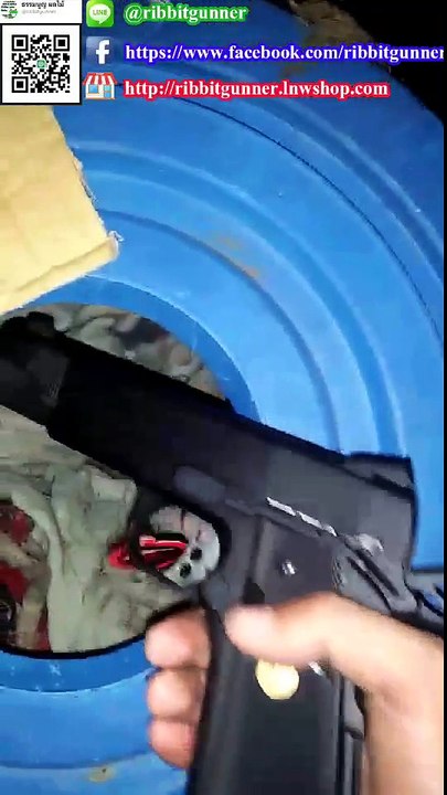 รีวิวส่งงาน M1911 380 7+1 หมดแม็กสไลท์ค้าง ลำเกลียว ชนะชัย