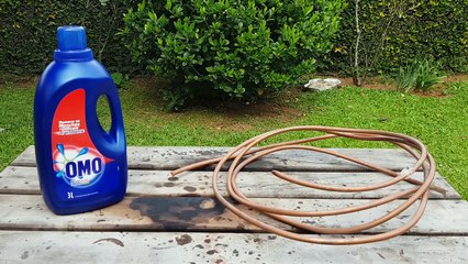 JOGUEI COBRE DERRETIDO NO SABÃO LÍQUIDO E O RESULTADO FOI SENSACIONAL!