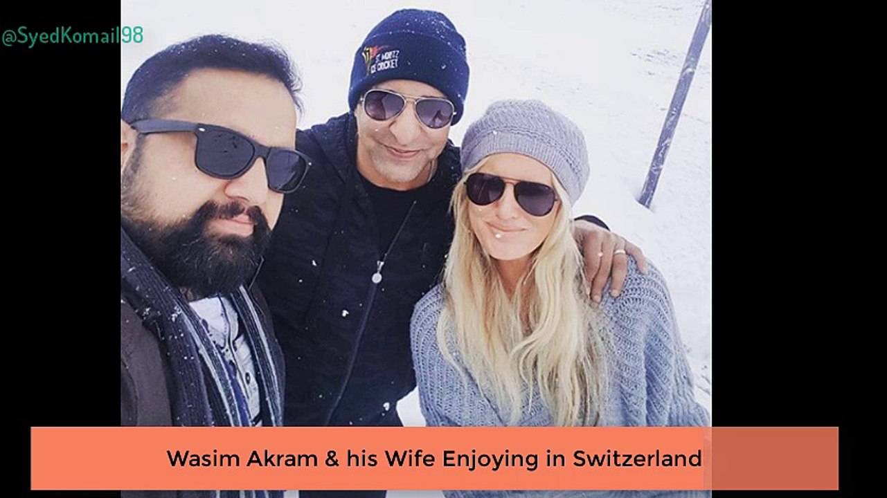 WAsim Akram Enjoying in Switzerland 2018