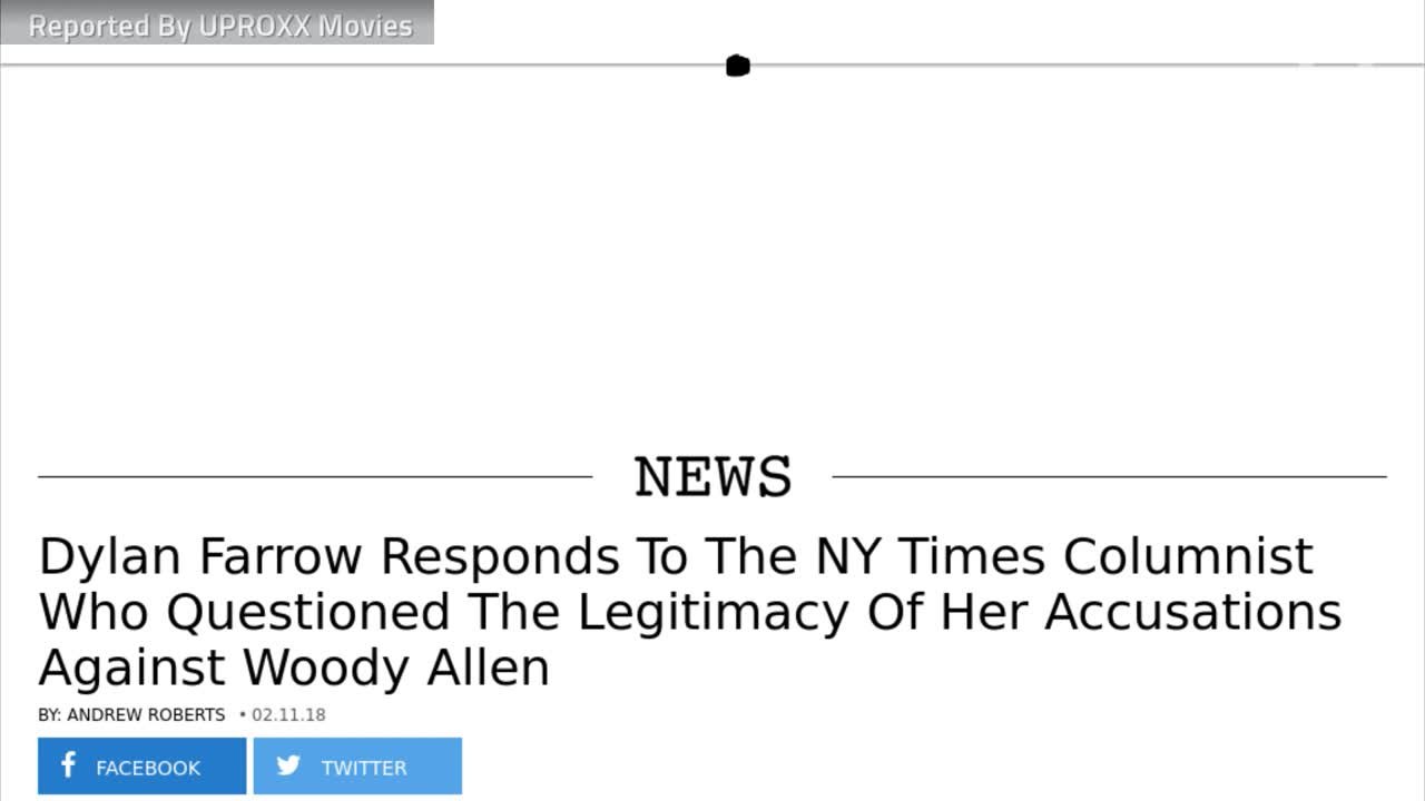 Dylan Farrow Responds To The NY Times Columnist Who Questioned Accusations Against Woody Allen
