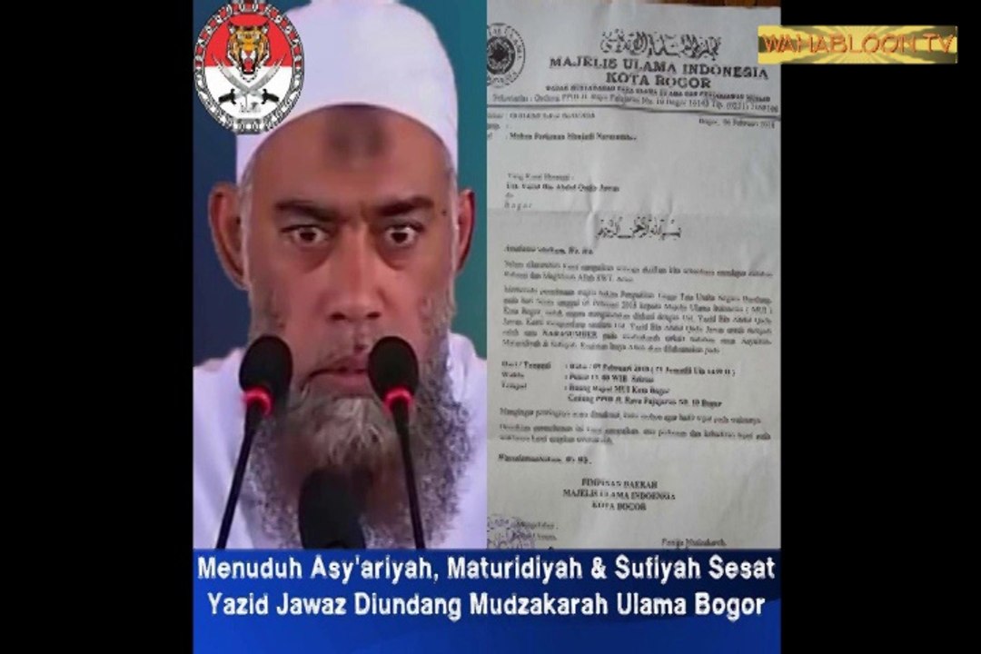 Balada Tikus Sawah (Salafi Wahabi) - Undangan MUI Bogor Kepada Kakek Kita Semua, Yazid Sugiono Jawas Untuk Berdialog Masalah Asyariah dan Ahlusunnah Wal Jamaah.