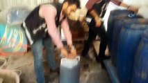 Kaçak içki operasyonu... 2 bin 400 litre kaçak içki ele geçirildi