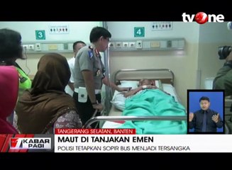 Polisi Tetapkan Sopir Bus Maut Subang Jadi Tersangka