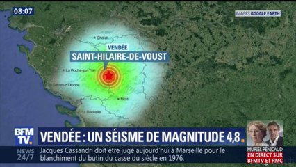 Séisme en Vendée: "J'ai cru qu'un camion était rentré dans ma vitrine", témoigne une boulangère