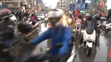 Yüzlerce Motosikletli Afrin Şehitleri İçin Sürdü