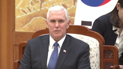 펜스 미 부통령 "북한과 대화할 준비가 돼 있다" / YTN