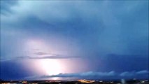 orage et arcus entre Sète et le Grau du Roi