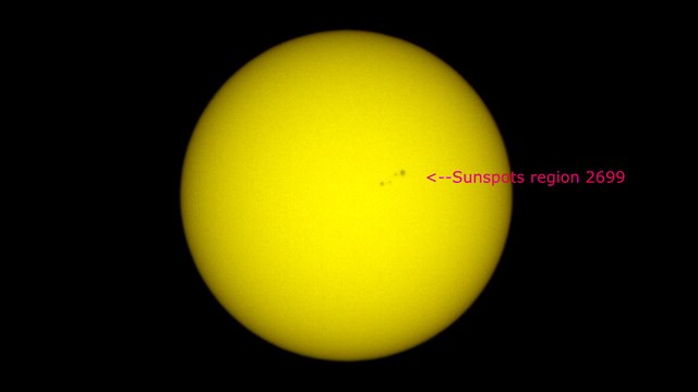 Sun - Sunspots region 2699 (12 February 2018)