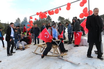 Kızak Festivali Renkli Görüntülere Sahne Oldu