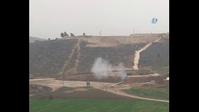 Terör örgütü YPG hedefleri top atışlarıyla yerle bir edildi