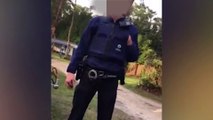 Un policier belge menace des Irlandais