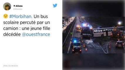 Morbihan. Un bus scolaire percuté par un camion : une lycéenne décédée.