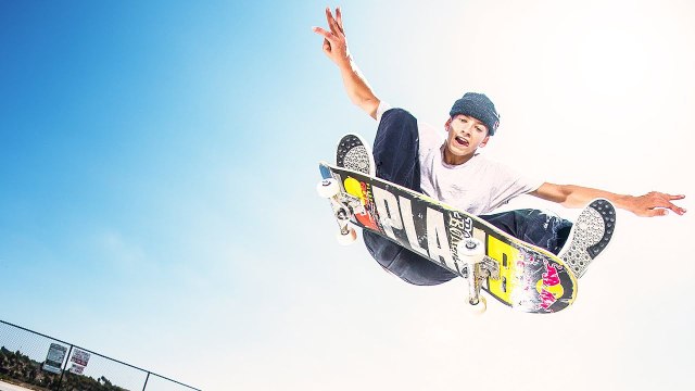 Jagger Eaton takes the crown at the Skate Finals of Simple Session 2018.
