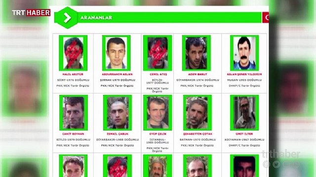 Terörden arananlar listesi güncellendi