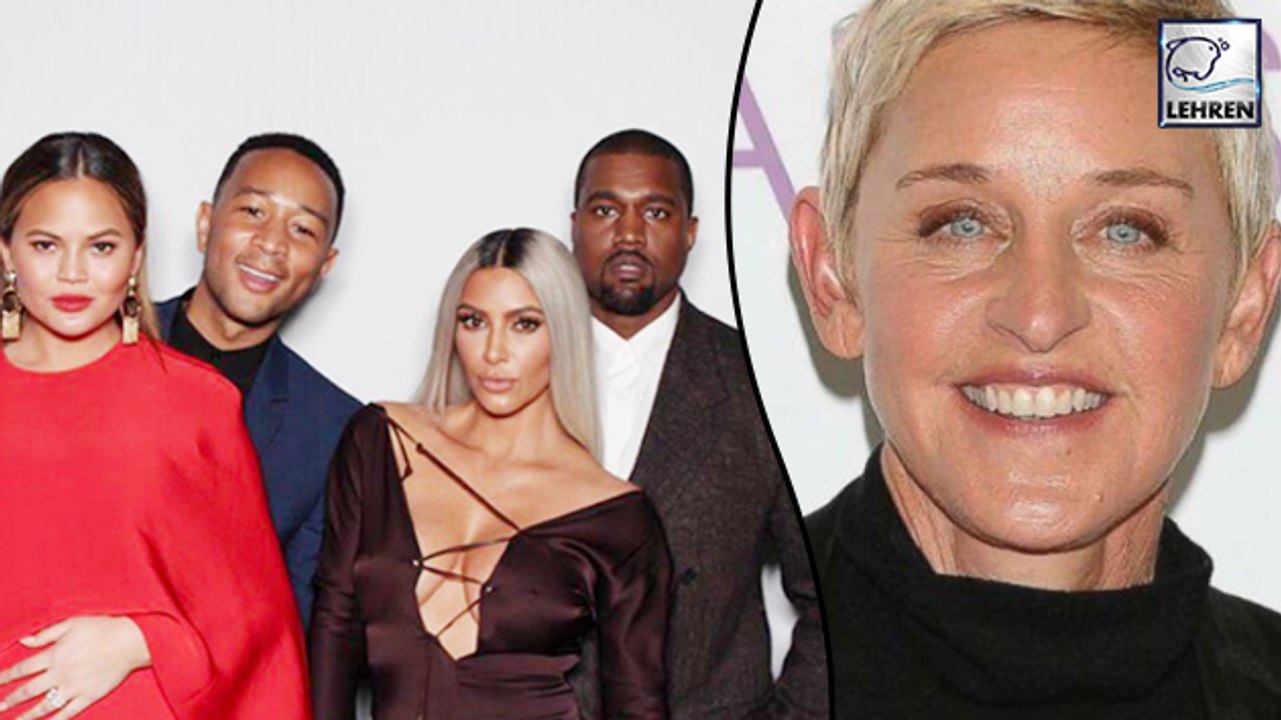 Kim Kardashian Parties With Kanye West At Ellen’s Birthday Bash!