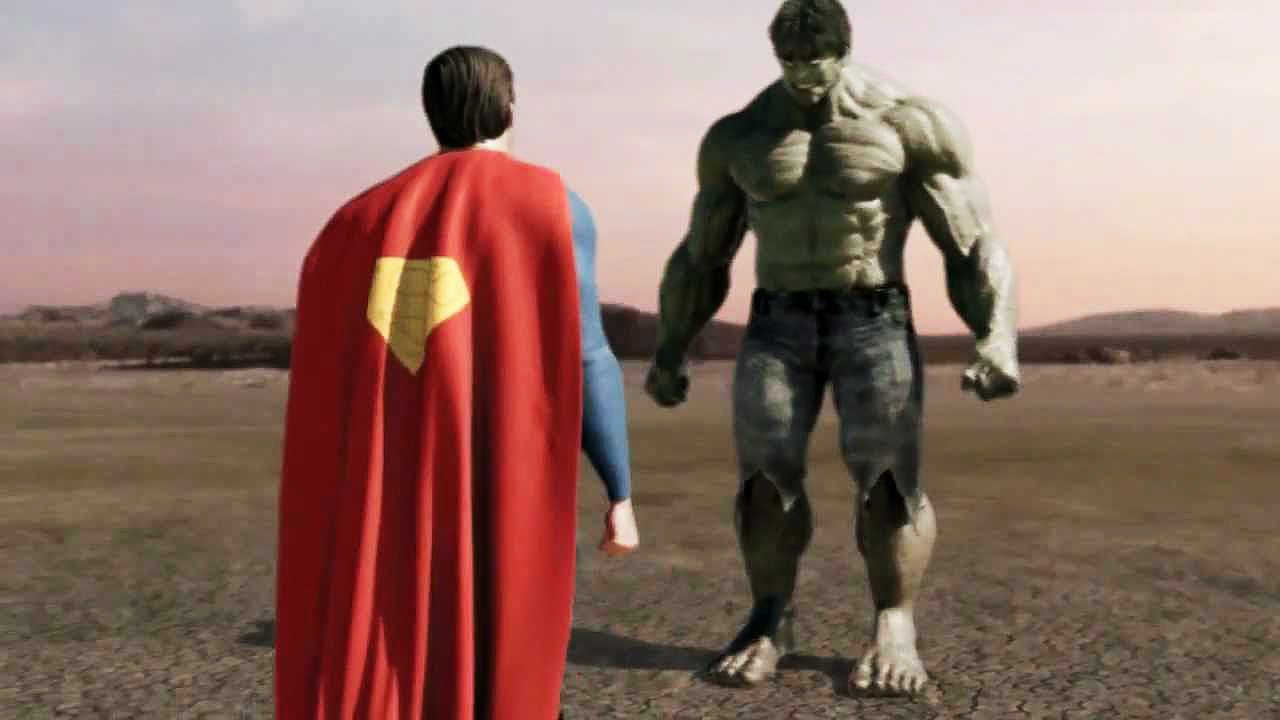 Hulk vs Superman Full Fight HD