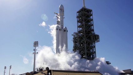 Falcon Heavy Demo _ Static Fire