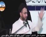 Watch shahensha naqvi |about hazrat Ali ء