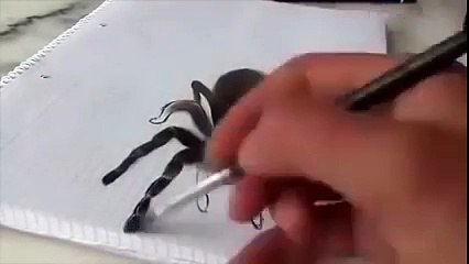 le plus beau et drole DESSIN 3D que j'avais vu , a vous de voi