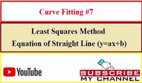 Curve fitting straight line | Curve fitting in Hindi | Curve fitting part #1