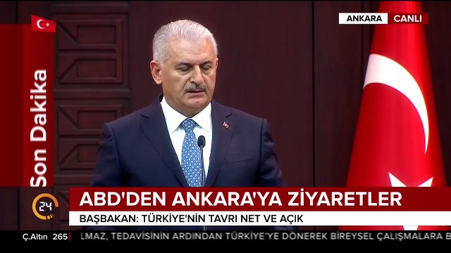 Başbakan Yıldırım: ABD artık aklını başına almalı