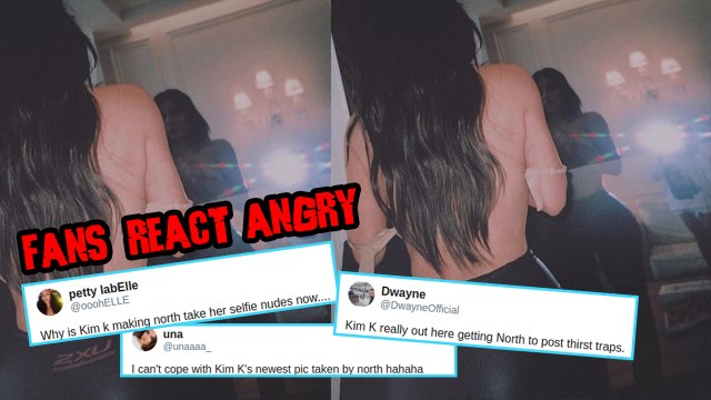 Kim Kardashian Makes North West Take Topless Photo Of Her | Kim Kardashian Instagra