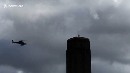 Tom Cruise filming new Mission Impossible at Tate Modern, London