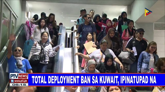 Total deployment ban sa Kuwait, ipinatupad na