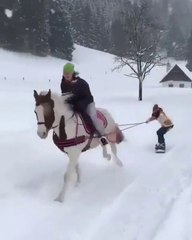 Skirting skills with horse